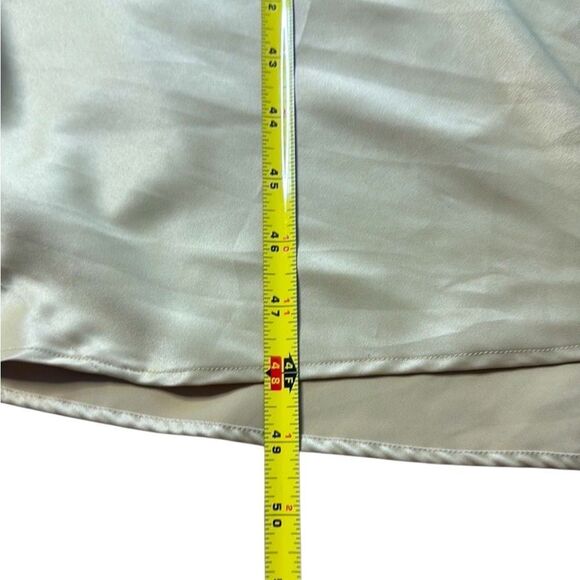 90s Vintage Victorias Secret lime Green Low Back Vneck Maxi Dress Large - Picture 6 of 7